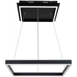 Rabalux Quadro lampa wisząca 1x60W LED czarny mat/biały 3085