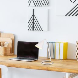 Rabalux Monty lampa stołowa 1x40W biała 3089