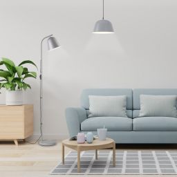 Rabalux Malia lampa stojąca 1x25W szara 3096