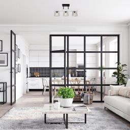 Rabalux Cardamom lampa podsufitowa 3x40W szary dąb/przydymiony 3119