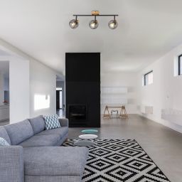 Rabalux Grendel lampa podsufitowa 3x40W czarny mat/buk 3129