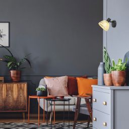 Rabalux Rattan kinkiet 1x15W czarny mat/beżowy 3133