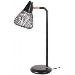 Rabalux Fanny lampa stołowa 1x25W czarna/złota 3181