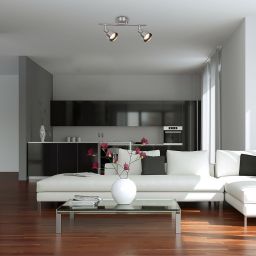 Rabalux Blake lampa podsufitowa 2x50W chrom satyna 3184