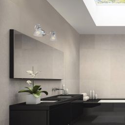 Rabalux Antoine kinkiet 2x40W chrom/przezroczysty 3208