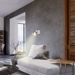 Rabalux Tarien kinkiet 1x40W chrom/przydymiony 3248