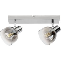 Rabalux Tarien kinkiet 2x40W chrom/przydymiony 3249