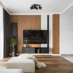 Rabalux Rotem lampa podsufitowa 4x40W czarny mat/drewno 3299