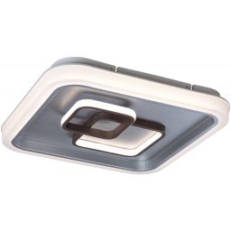 Rabalux Portia lampa podsufitowa 1x50W LED srebrny/biały 3318