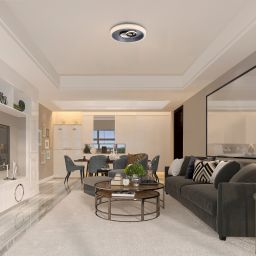 Rabalux Portia lampa podsufitowa1x40W LED srebrny/biały 3319