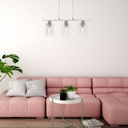 Rabalux Miroslaw lampa wisząca 3x40W przezroczysty/chrom 3580