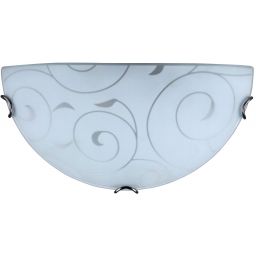 Rabalux Harmony kinkiet 1x60 W biały-wzór 3851