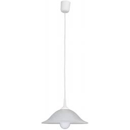 Rabalux Alabastro lampa wisząca 1x60 W biała 3905