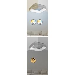 Rabalux Adeline plafon 1x28W LED biały/szary 3926