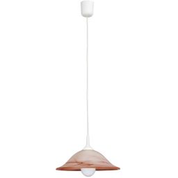 Rabalux Alabastro lampa wisząca 1x60 W brązowa 3955