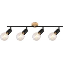 Rabalux Pablo lampa podsufitowa 4x40 W czarna 3979
