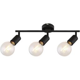 Rabalux Lamar lampa podsufitowa 3x40 W czarna 3988