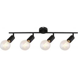 Rabalux Lamar lampa podsufitowa 4x40 W czarna 3989