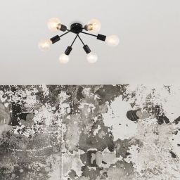 Rabalux Lamar lampa podsufitowa 6x40 W czarna 3990