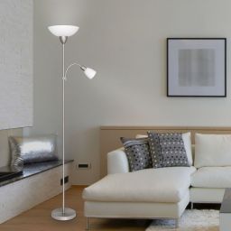 Rabalux Diana lampa stojąca 2x60 W biała/chrom 4067