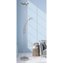 Rabalux Beta lampa stojąca 1x230W/1x40W chrom/satyna 4075
