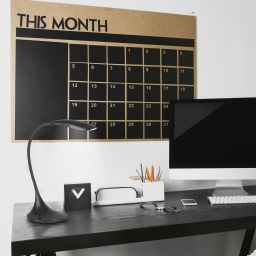 Rabalux Dominic lampa biurkowa 1x4,5W LED czarna 4164