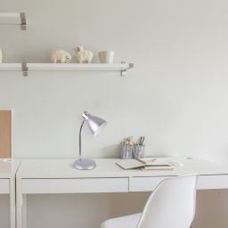 Rabalux Patric lampa biurkowa 1x40W srebrny 4206