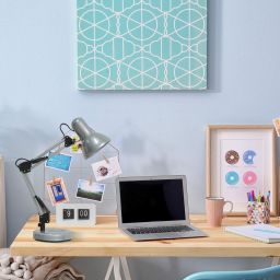 Rabalux Samson lampa biurkowa 1x60W srebrna 4213