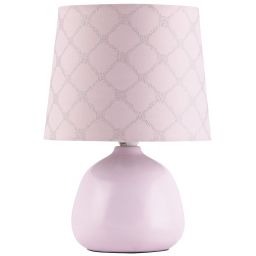 Rabalux Ellie lampa stołowa 1x40W różowa 4384