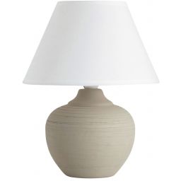 Rabalux Molly lampa stołowa 1x40 W biała-beżowa 4391