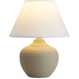 Rabalux Molly lampa stołowa 1x40 W biała-beżowa 4391