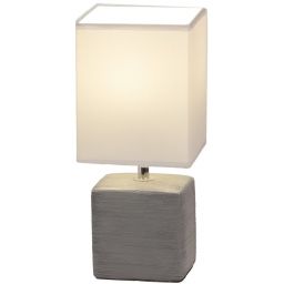 Rabalux Orlando lampa stołowa 1x40W biała/popielata 4458