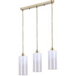 Rabalux Panthea lampa wisząca 3x40W złoty/biały 4480