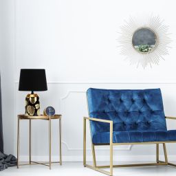 Rabalux Sonal lampa stołowa 1x40W czarny/złoty 4549