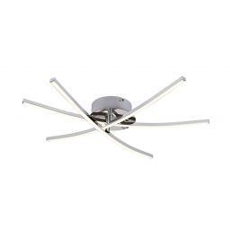 Rabalux Cyclone lampa podsufitowa 1x21 W LED chrom/biały 4606