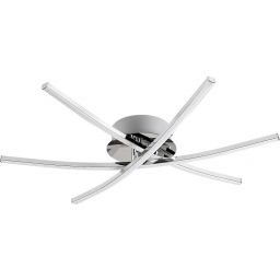 Rabalux Cyclone lampa podsufitowa 1x21 W LED chrom/biały 4606