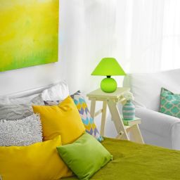 Rabalux Ariel lampa stołowa 1x40W zielona 4907