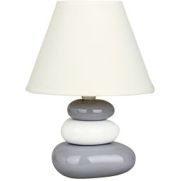 Rabalux Salem lampa stołowa 1x40W biała/srebrna 4948