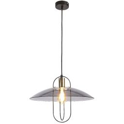 Rabalux Vida lampa wisząca 1x8W czarny/dymny 5000