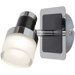 Rabalux Harold kinkiet 1x5W LED chrom/czarny/opal 5021