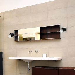 Rabalux Harold kinkiet 1x5W LED chrom/czarny/opal 5021