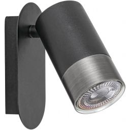 Rabalux Zircon kinkiet 1x5W czarny mat/srebrny 5069
