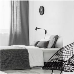 Rabalux Zircon kinkiet 1x5W czarny mat/srebrny 5072