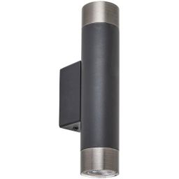 Rabalux Zircon kinkiet 2x5W czarny mat/srebrny 5073