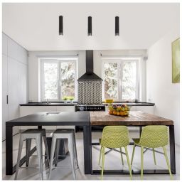 Rabalux Zircon lampa podsufitowa 1x20 W czarna 5075