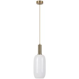 Rabalux Sinopia lampa wisząca 1x60 W złota-opal 5224