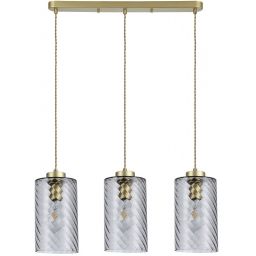 Rabalux Sheila lampa wisząca 3x40W złoty/przydymiony 5229