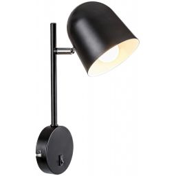 Rabalux Egon kinkiet 1x40W czarny/czarny mat 5242