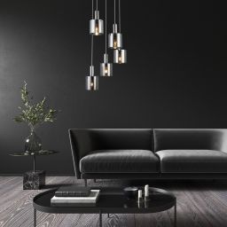 Rabalux Donati lampa wisząca 5x50 W chrom 5251