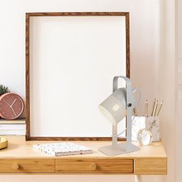 Rabalux Ronnie lampa stołowa 1x25W biała 5255